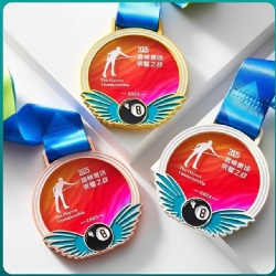 Billiards Championship Medal