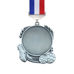 Silver Soccer and Horse Medal