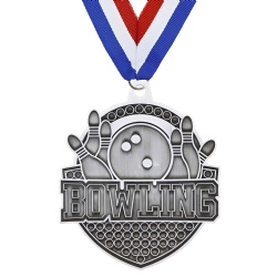 Silver Bowling Achievement Medal