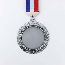 Silver Medal with Laurel Wreath and Stars