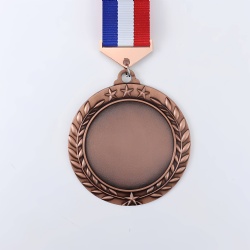 Bronze Medal with Laurel Wreath and Stars