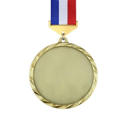 Gold Medal with Tri-Color Ribbon