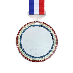 Blue Mosaic Medal
