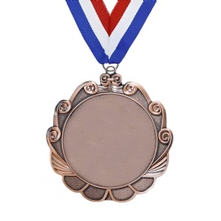 Bronze Swirl Medal