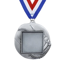 Silver Baseball Glove Medal