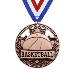 Bronze Basketball Competition Medal