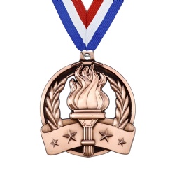 Bronze Torch and Laurel Medal