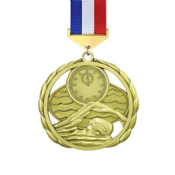Gold Swimmer Medal