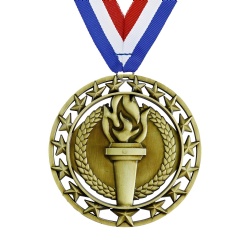 Gold Torch and Stars Medal