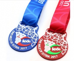 One Mile of Istria Event Medals - Cartoon Bear Design - 2017