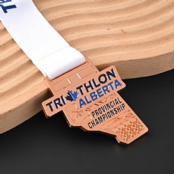 Medal with Maple Leaf Design