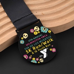5K Run/Walk Dia De Los Muertos Medal