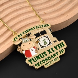 Tunus XLVIII Carnival Medal with Cow Mascot