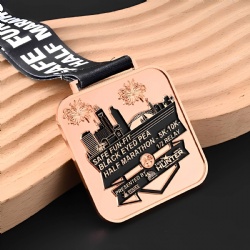 Black Eyed Pea Half Marathon Medal