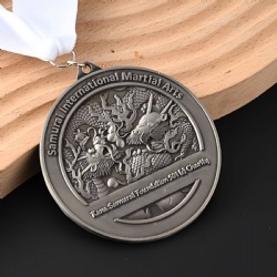 Samurai International Martial Arts Medal