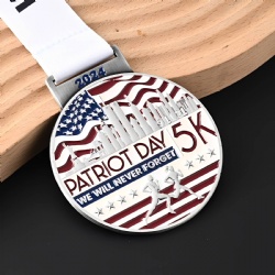 Patriot Day 5K Running Medal