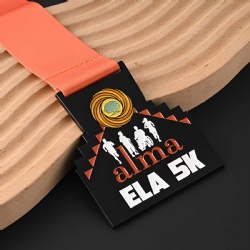 Alma ELA 5K Race Medal