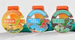 Running Theme Sports Medal for Youth Marathon
